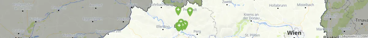 Kartenansicht für Apotheken-Notdienste in der Nähe von Reichenau im Mühlkreis (Urfahr-Umgebung, Oberösterreich)